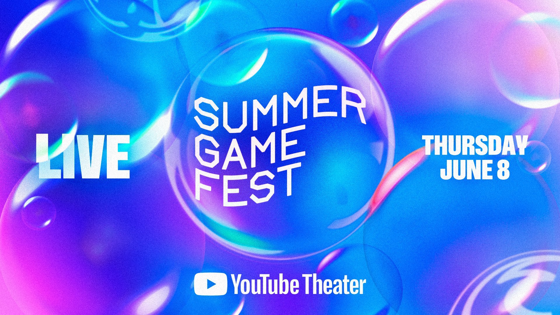 2023年的夏日游戏节将于2023年6月8日在洛杉矶的YouTube剧场举行