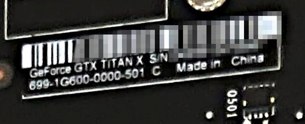 玩家买到GTX Titan X卡皇工程样卡