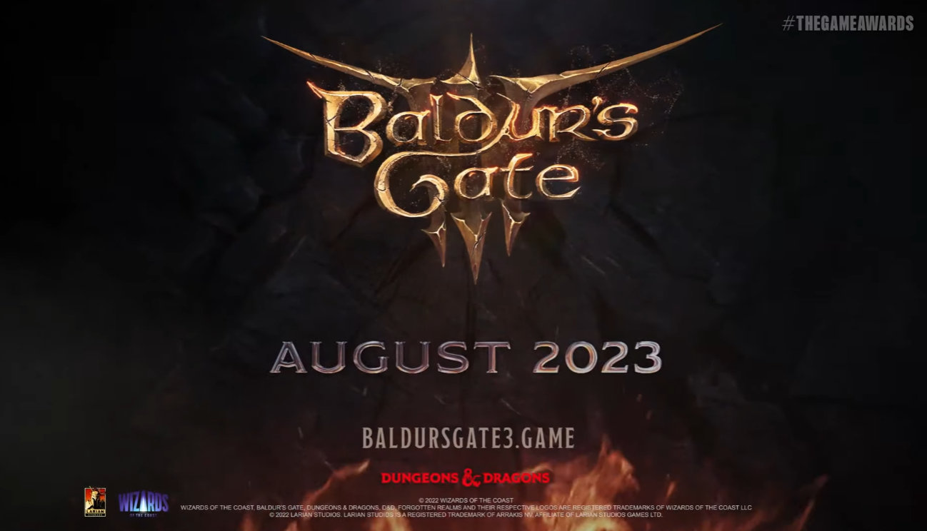 《博德之门3》公布正式预告，2023 年 8 月正式发售