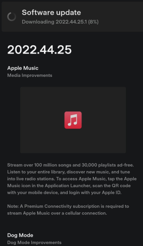 Apple Music加入特斯拉汽车，用户轻松登录听音乐