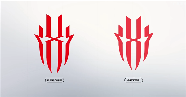 红魔换上新logo：极简未来化的设计