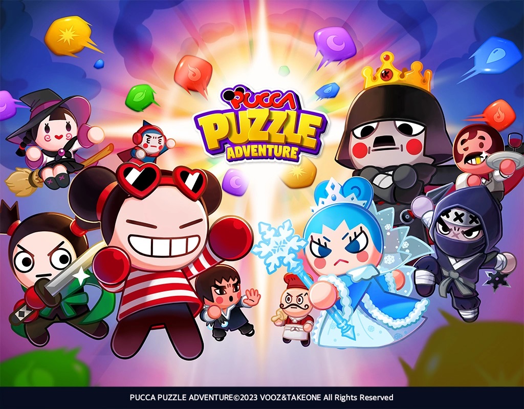 中国娃娃人气角色改编三消益智冒险《Pucca Puzzle Adventure》全球预约正式开始