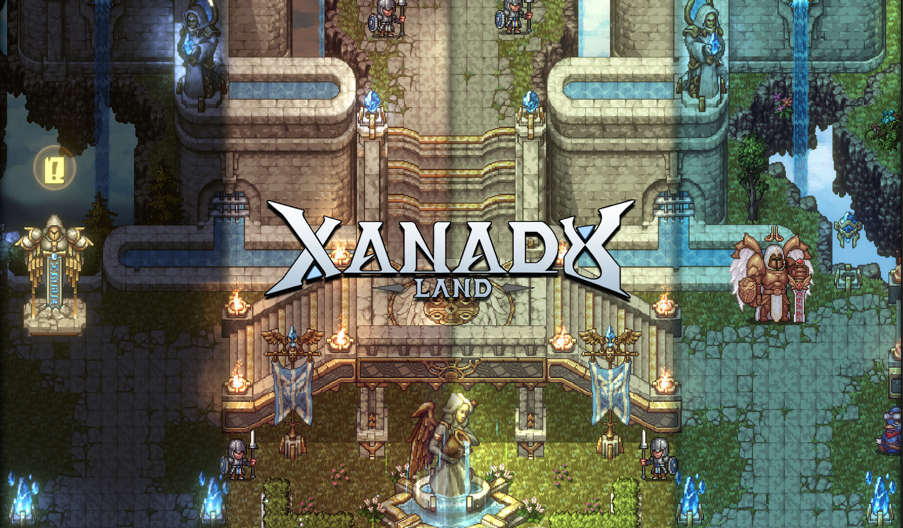 多人弹幕射击游戏《黑白之地（Xanadu Land）》现已Steam登陆页面