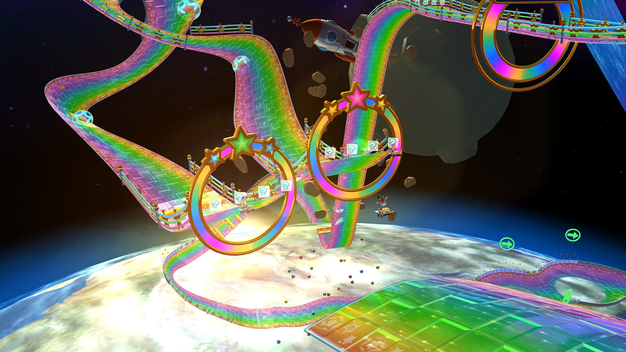 《马力欧卡丁车 巡回赛》将加入系列人气赛道「Wii彩虹之路」