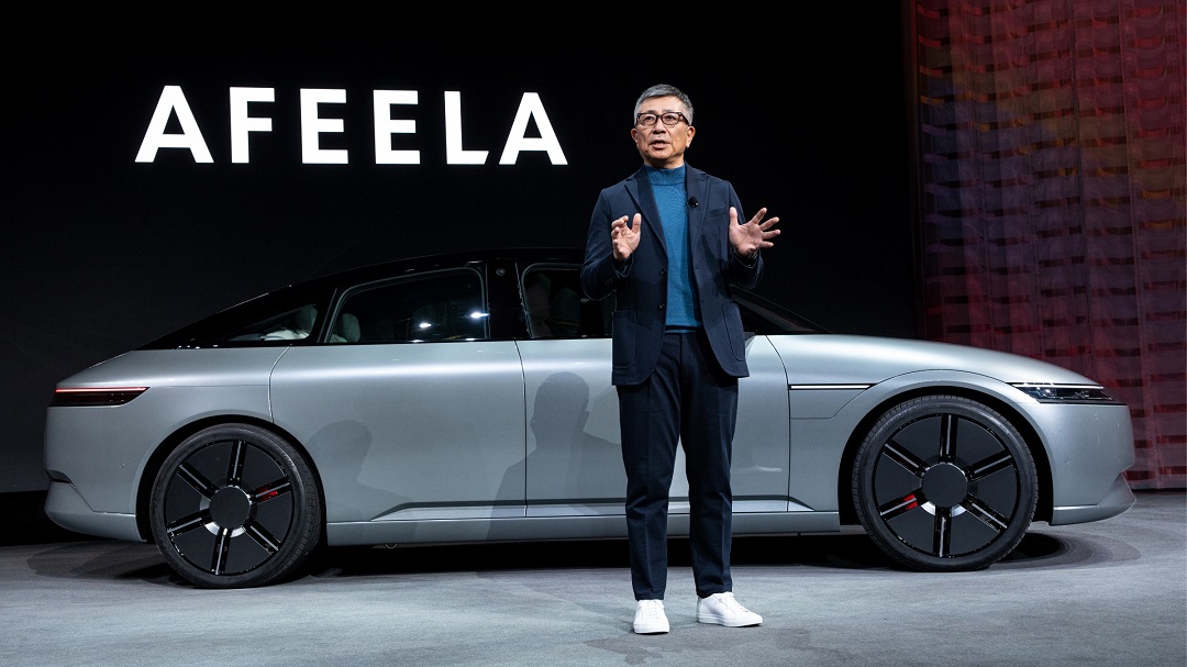 索尼与本田公开电动汽车品牌名Afeela