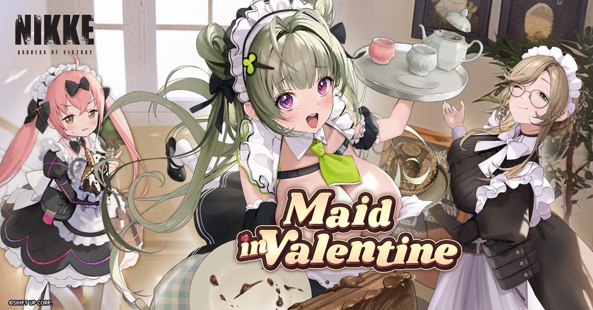 《胜利女神：妮姬》版本更新「Maid in Valentine」活动登场新妮姬「可可」、「索达」参战！