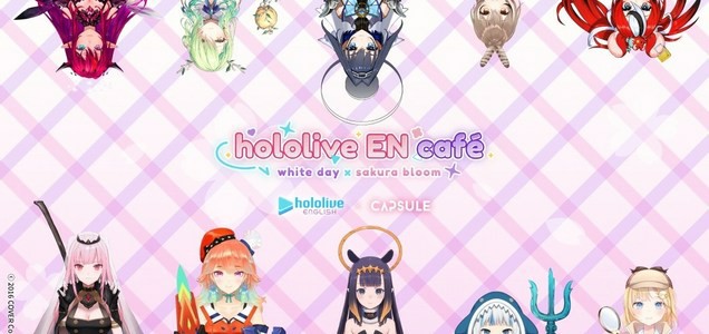 「hololive EN cafe」台湾快闪咖啡厅合作周边阵容公开，在线贩售网站将同步上线