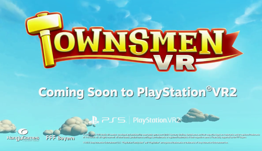 PS VR2新游《Townsmen VR》将于2月22日登陆PSVR平台
