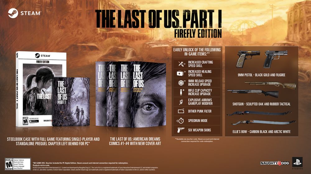《最后生还者一部曲》PC数位豪华版开放预购！预购特典内容公布！