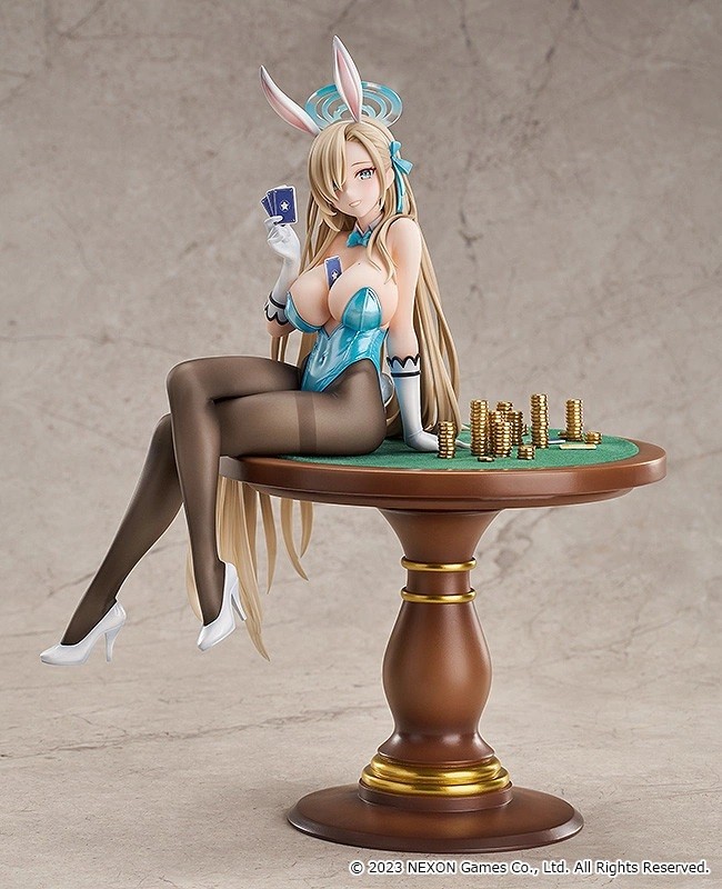 GSC《蔚蓝档案Blue Archive》一之濑明日奈(兔女郎) Game Playing Ver. 预定2024年1月贩售