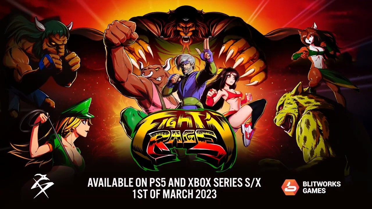 经典2D动作游戏《战斗狂怒》3月1日登陆次世代平台