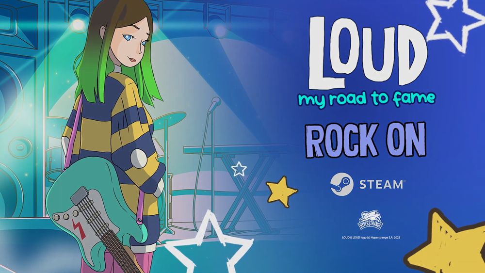 音乐节奏游戏《LOUD: My Road to Fame》Steam平台现已发售！