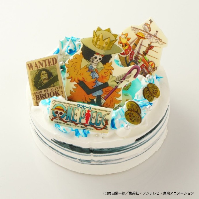 《海贼王》×Cake.jp推出联名布鲁克原创生日蛋糕
