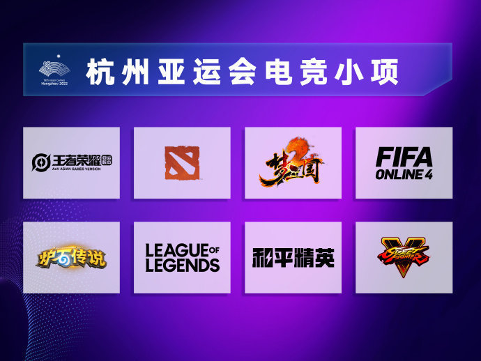 杭州亚运会官方宣布已取消《炉石传说》 项目设置，杭州亚运会电子竞技将设7个比赛项目