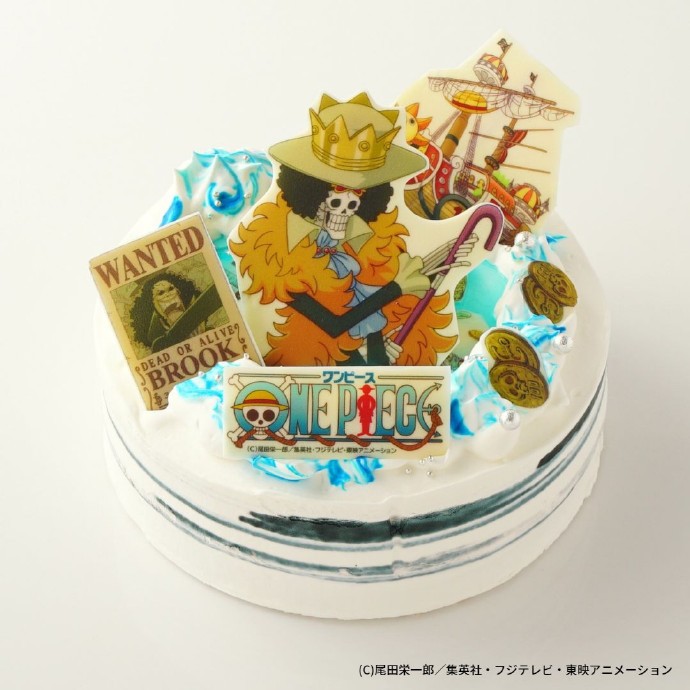 《海贼王》×Cake.jp推出联名布鲁克原创生日蛋糕
