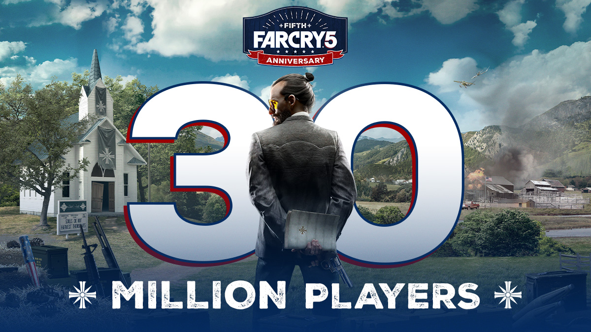 育碧官方宣布《孤岛惊魂5》玩家人数突破3000万