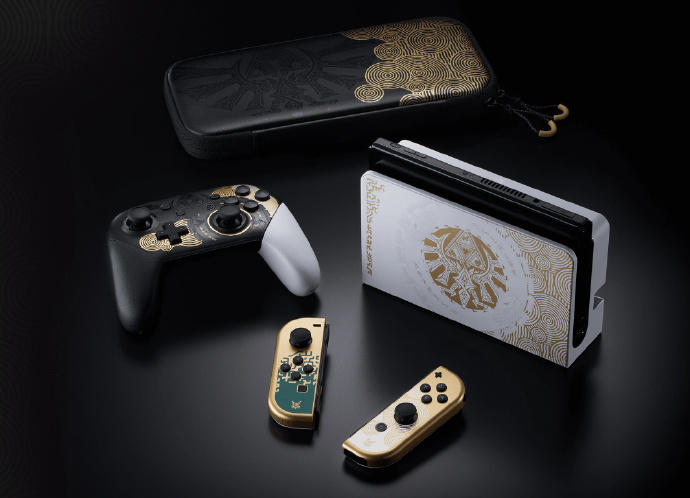 《塞尔达传说：王国之泪》限定Nintendo Switch（OLED）主机将于4月28日发售