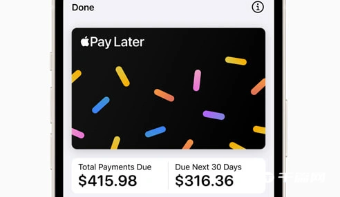 苹果Apple Pay Later功能正式上线，目前仅限部分美国用户使用